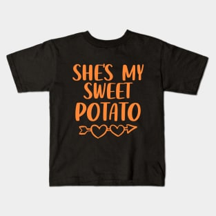 She's My Sweet Potato, I Yam Kids T-Shirt